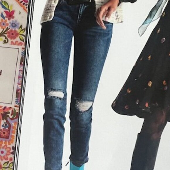 Cabi The Skinny Deconstructed Size 10 Jeans - Picture 7 of 8